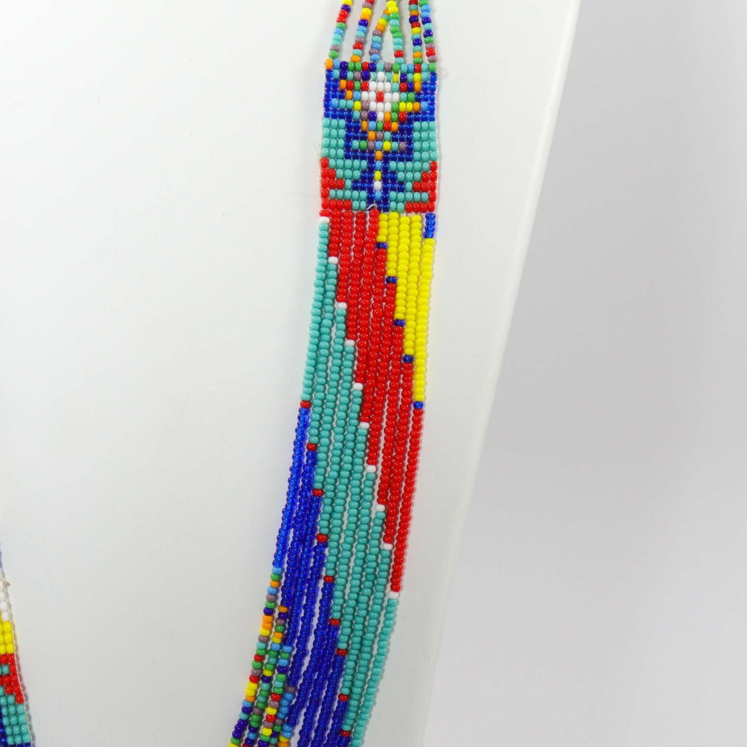Beaded Necklace and Earring Set by Rena Charles - Garland's