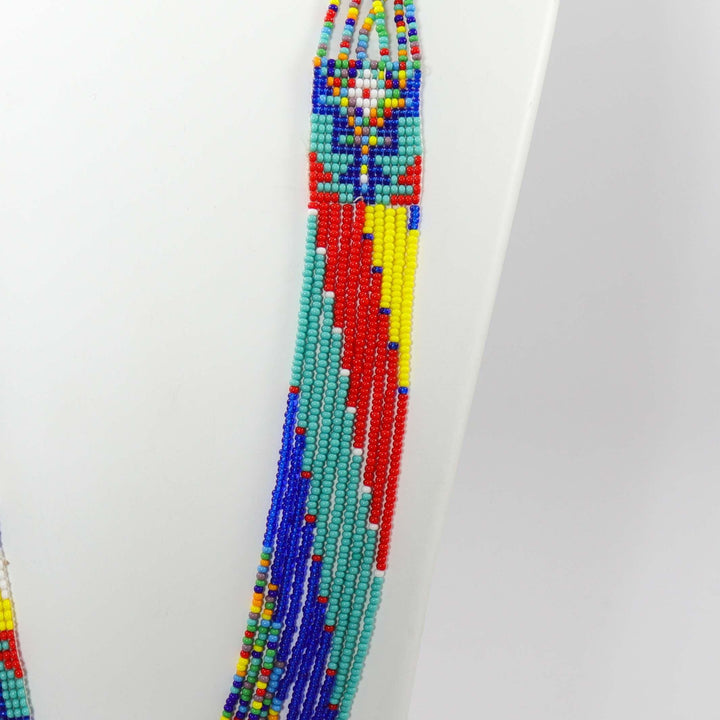 Beaded Necklace and Earring Set by Rena Charles - Garland's