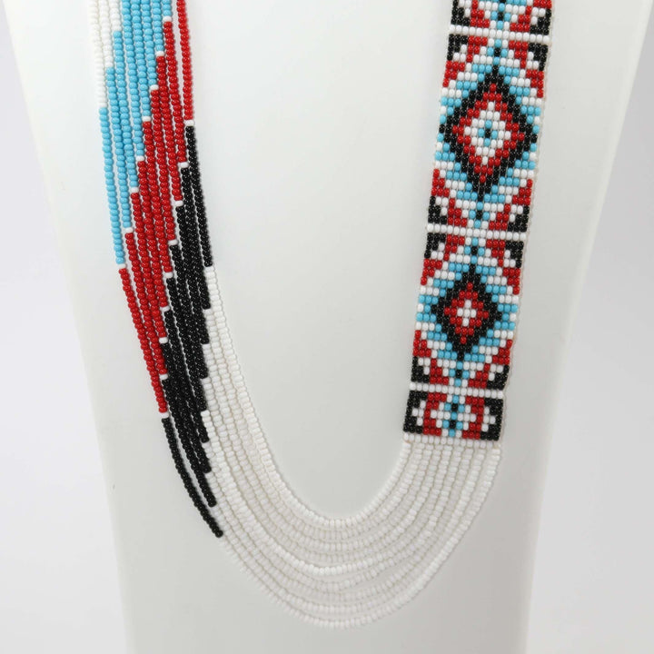 Beaded Necklace and Earring Set by Rena Charles - Garland's