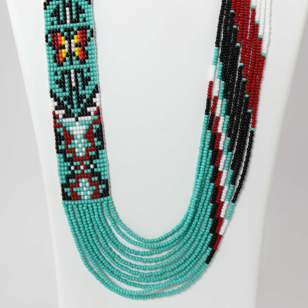 Beaded Necklace and Earring Set by Rena Charles - Garland's
