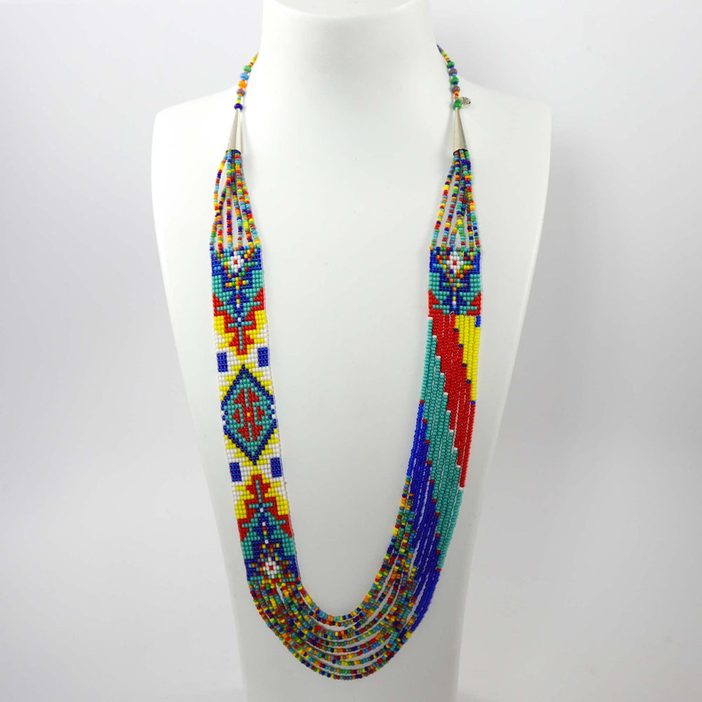 Beaded Necklace and Earring Set by Rena Charles - Garland's