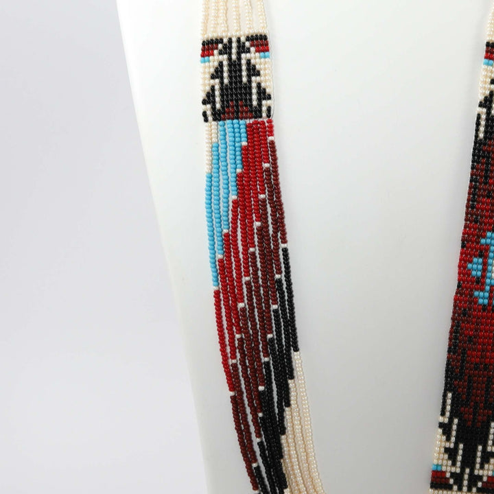 Beaded Necklace and Earring Set by Rena Charles - Garland's