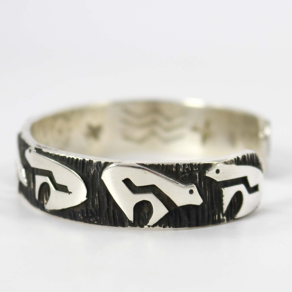 Bear Cuff by Kee Yazzie - Garland's