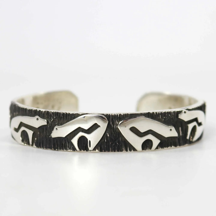 Bear Cuff by Kee Yazzie - Garland's