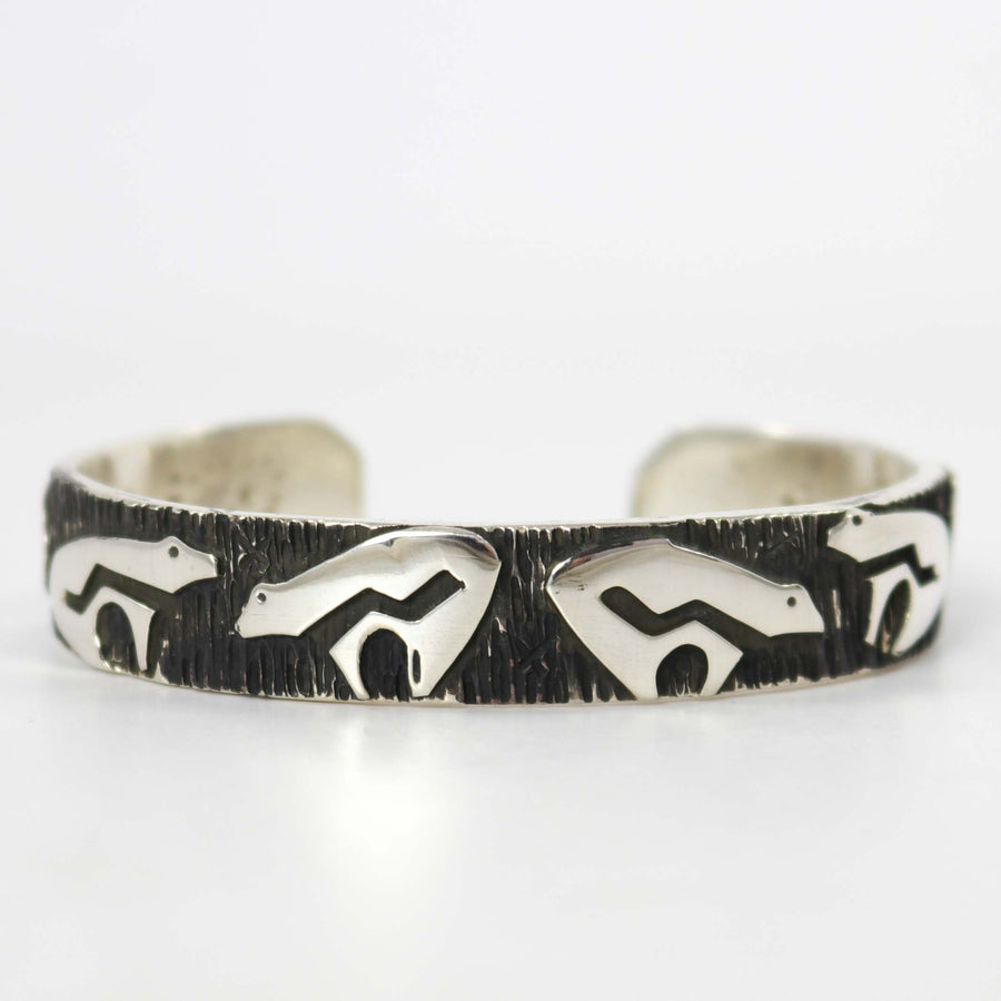 Bear Cuff by Kee Yazzie - Garland's