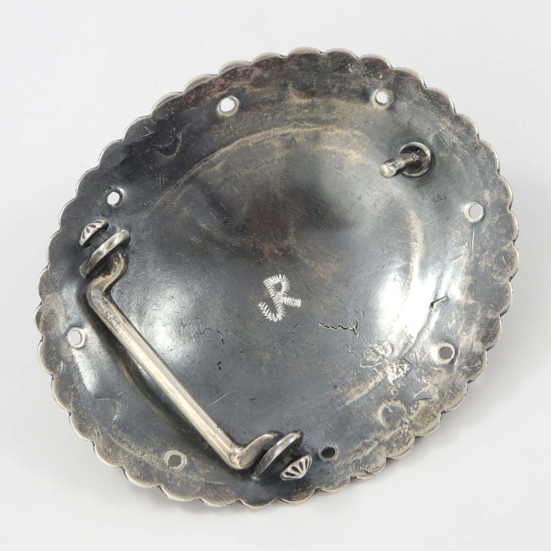 Bisbee Turquoise Buckle by Jesse Robbins - Garland's