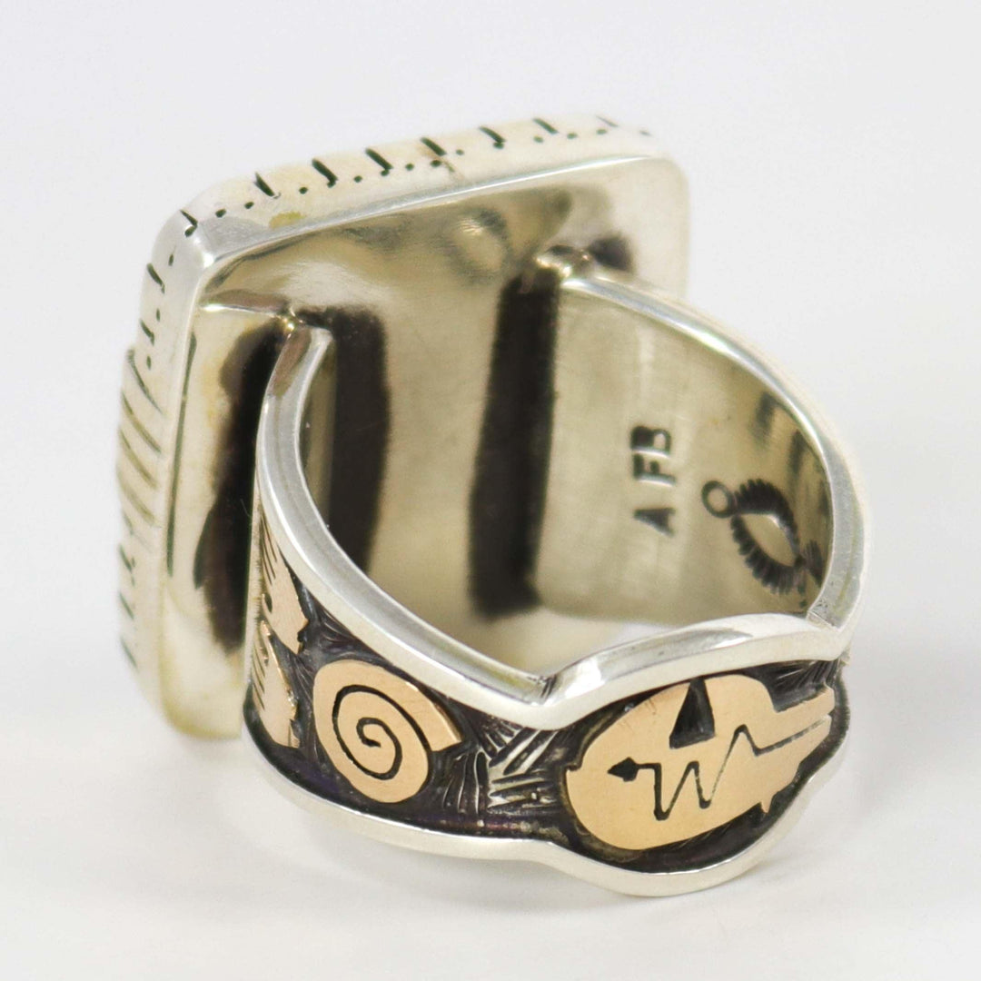 Bisbee Turquoise Ring by Arland Ben - Garland's