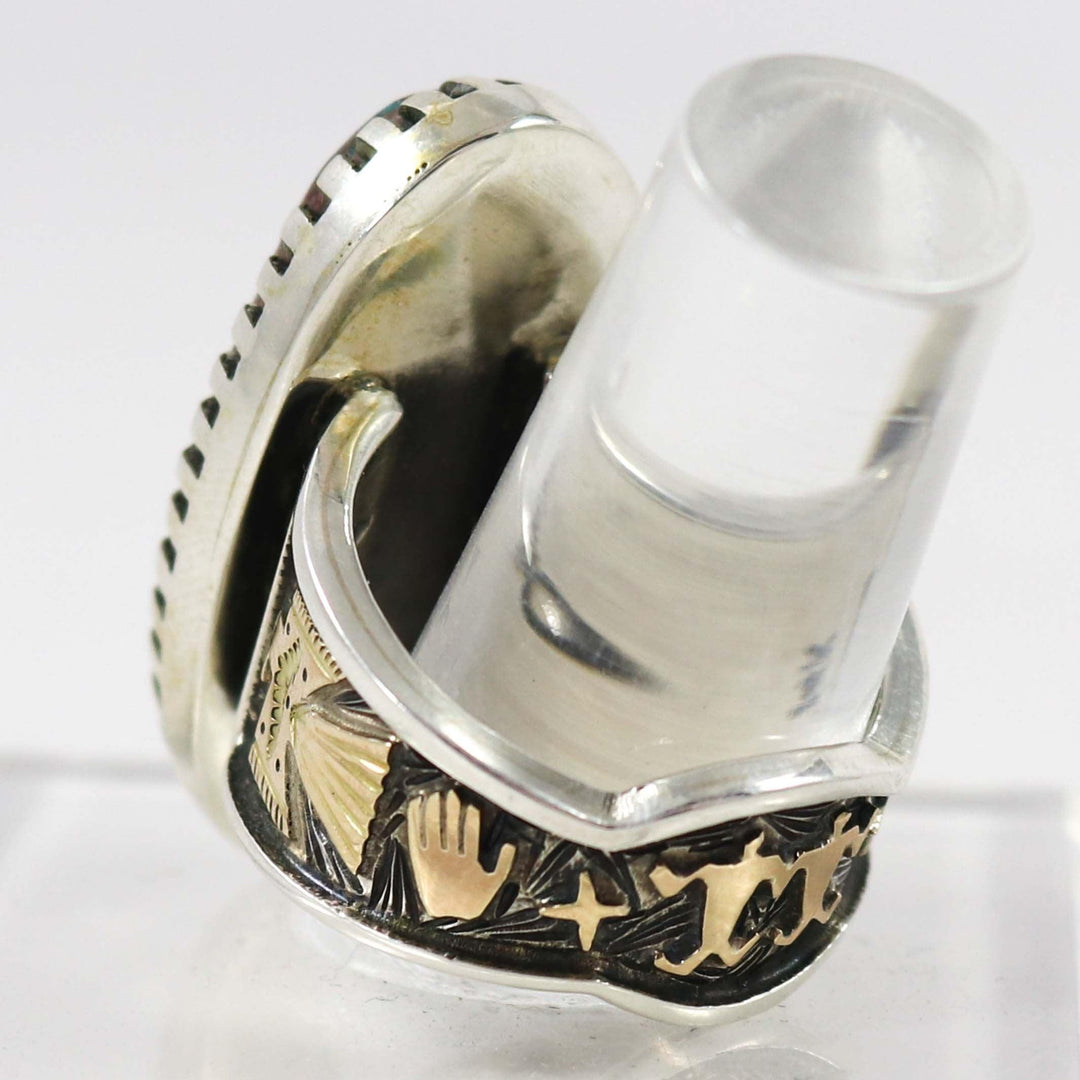 Bisbee Turquoise Ring by Arland Ben - Garland's
