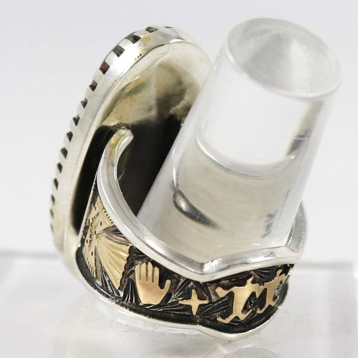 Bisbee Turquoise Ring by Arland Ben - Garland's