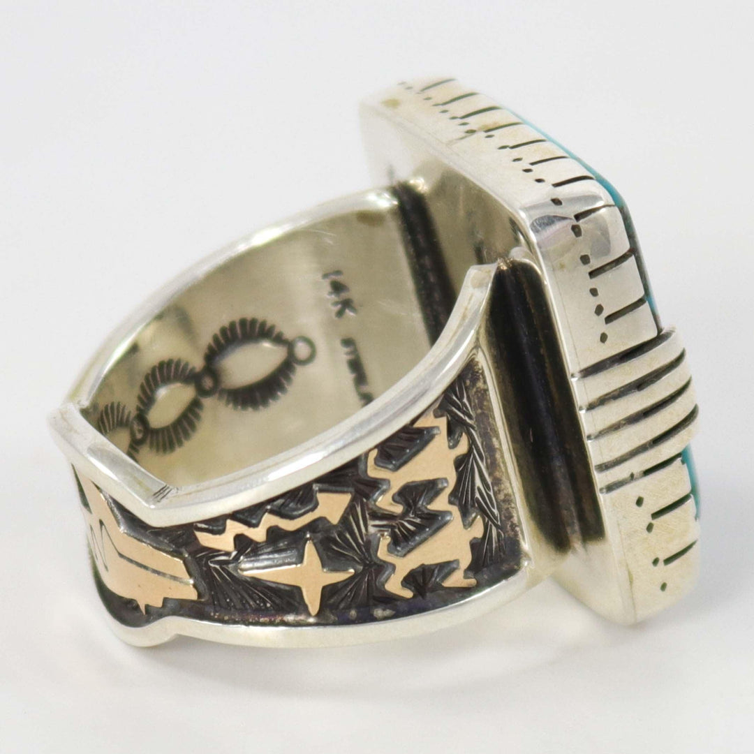 Bisbee Turquoise Ring by Arland Ben - Garland's
