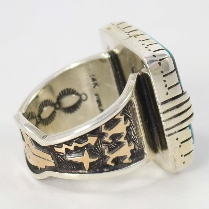 Bisbee Turquoise Ring by Arland Ben - Garland's
