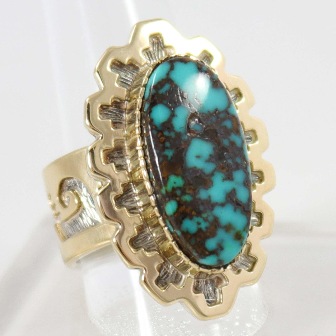 Bisbee Turquoise Ring by Dina Huntinghorse - Garland's