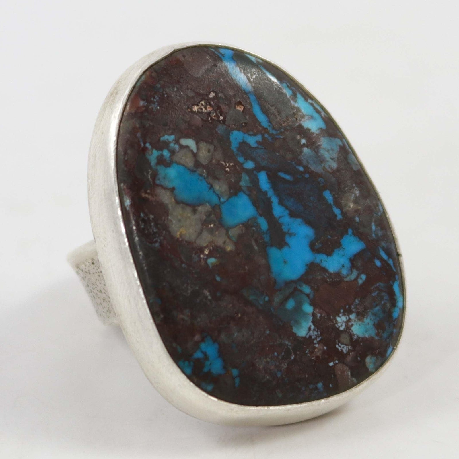 Bisbee Turquoise Ring by Joel Pajarito - Garland's
