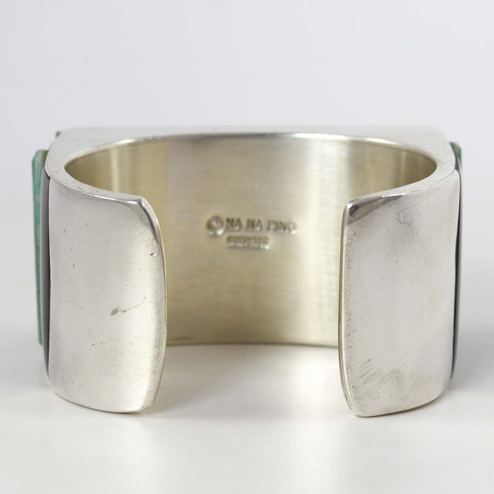 Black Jade and Chrysoprase Cuff by Na Na Ping - Garland's