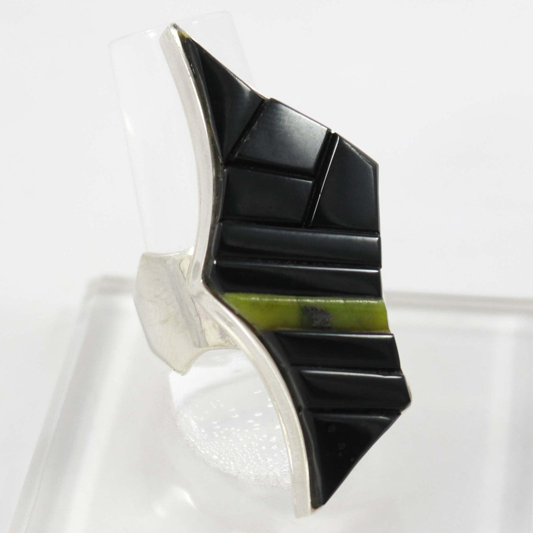 Black Jade and Orvil Jack Ring by Na Na Ping - Garland's