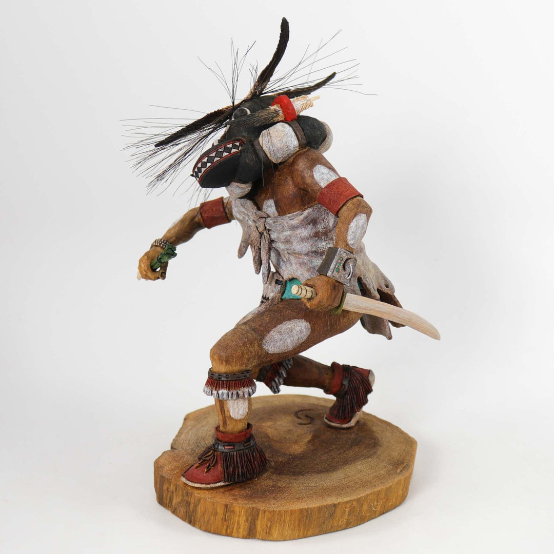 Black Ogre Kachina by D'Armon Kootswatewa - Garland's