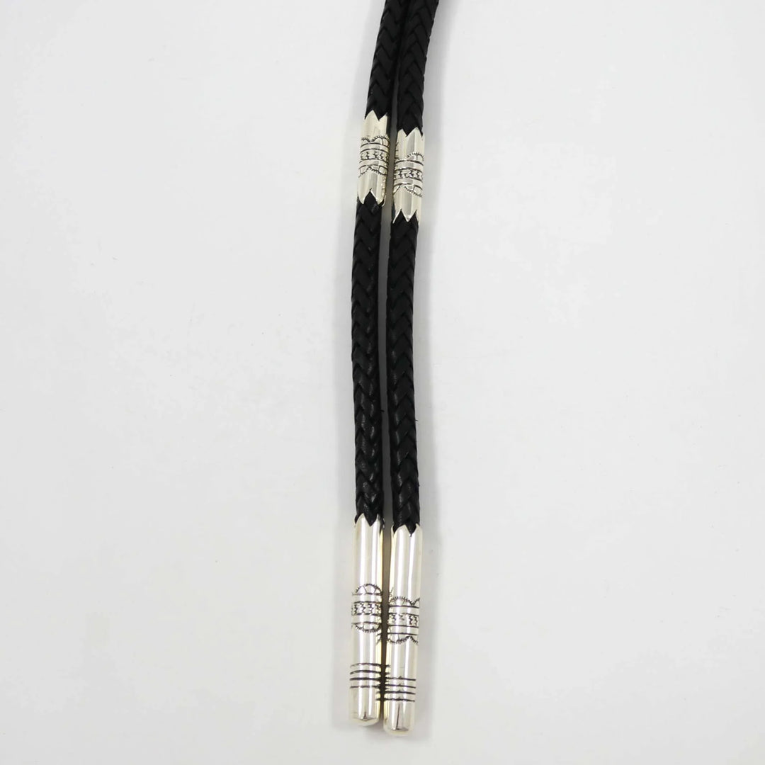 Blue Gem Turquoise Bola Tie by Sampson Gray - Garland's