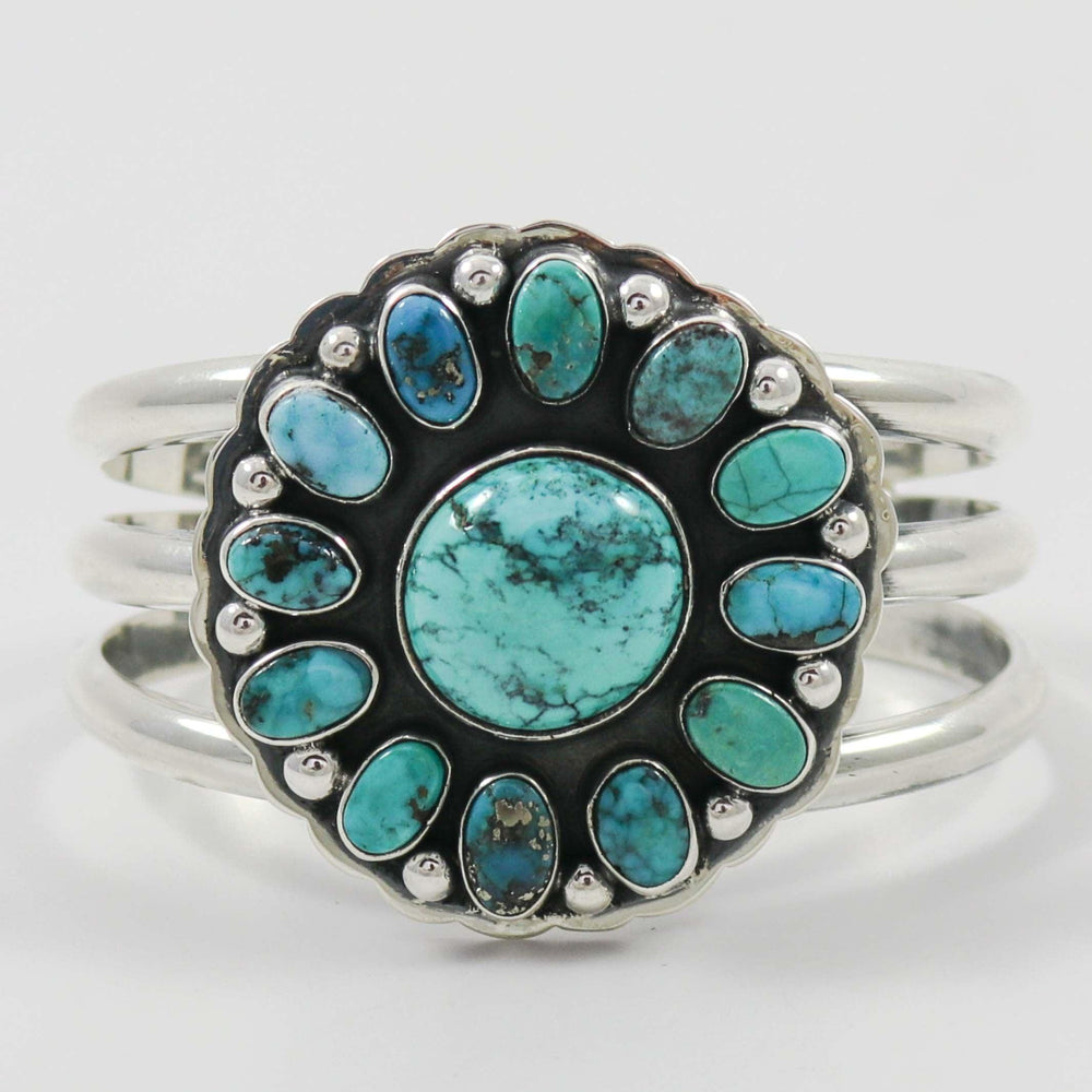 Blue Gem Turquoise Cuff by Noah Pfeffer - Garland's