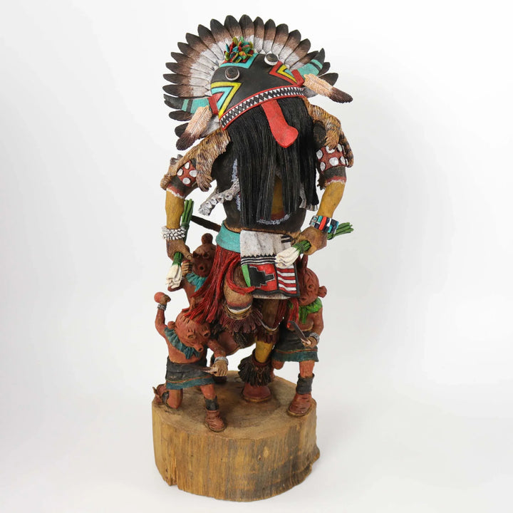 Broadface Whipper Kachina by D'Armon Kootswatewa - Garland's