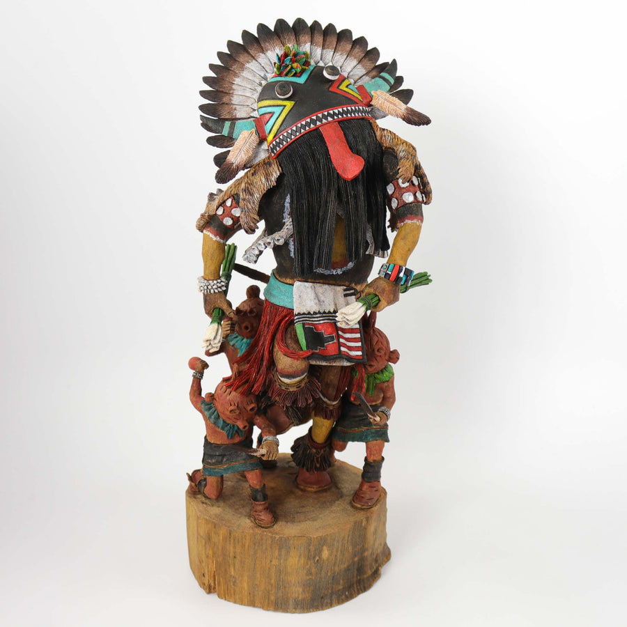 Broadface Whipper Kachina by D'Armon Kootswatewa - Garland's