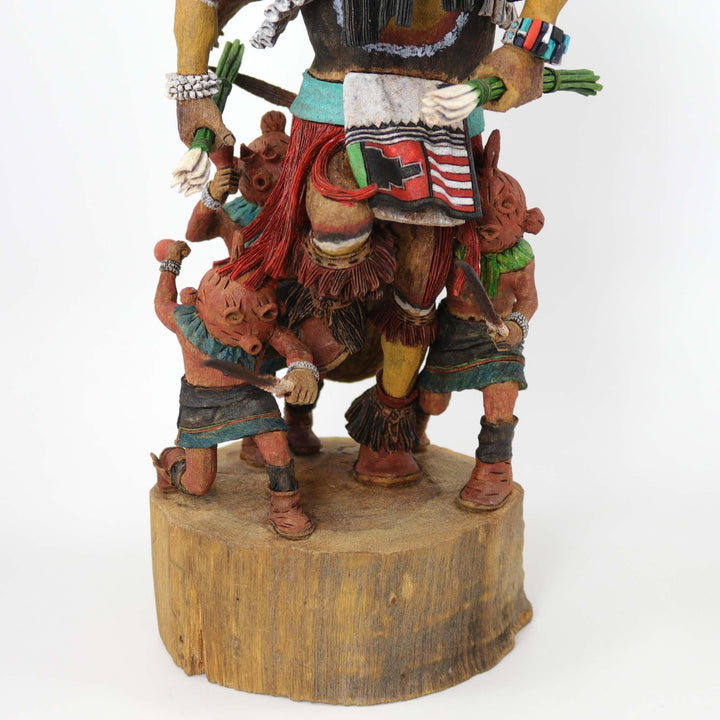 Broadface Whipper Kachina by D'Armon Kootswatewa - Garland's