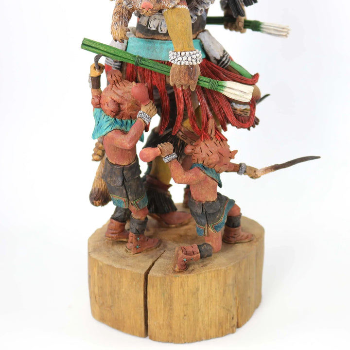 Broadface Whipper Kachina by D'Armon Kootswatewa - Garland's