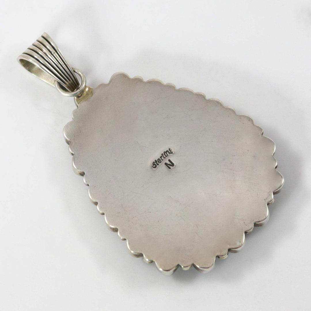 Broken Arrow Variscite Pendant by Gene Natan - Garland's