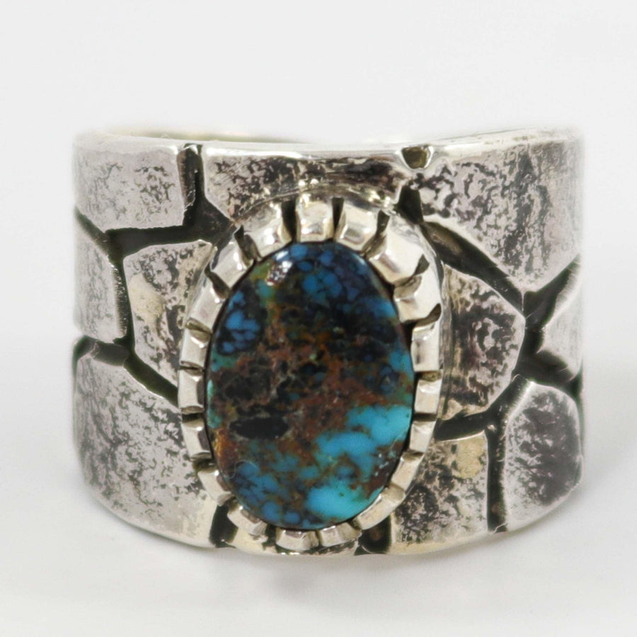 Candelaria Turquoise Ring by Kee Yazzie - Garland's