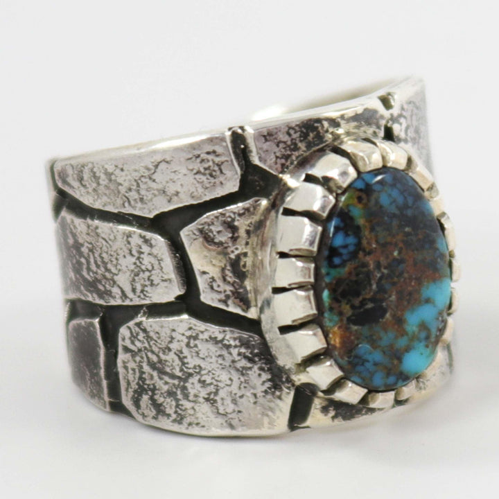 Candelaria Turquoise Ring by Kee Yazzie - Garland's