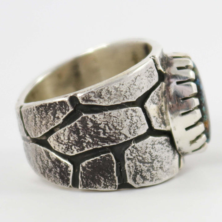 Candelaria Turquoise Ring by Kee Yazzie - Garland's