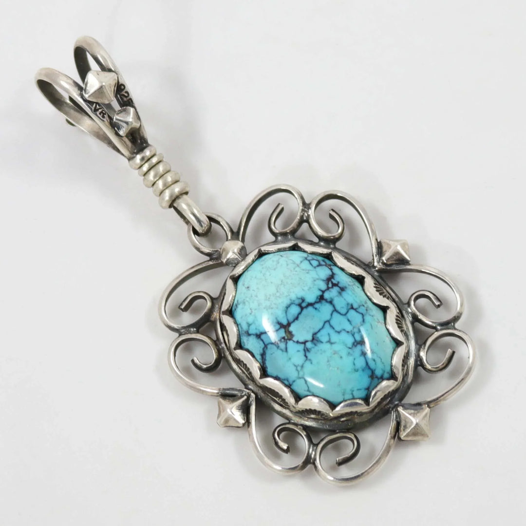 Carico Lake Turquoise Pendant by Mona Van Riper - Garland's