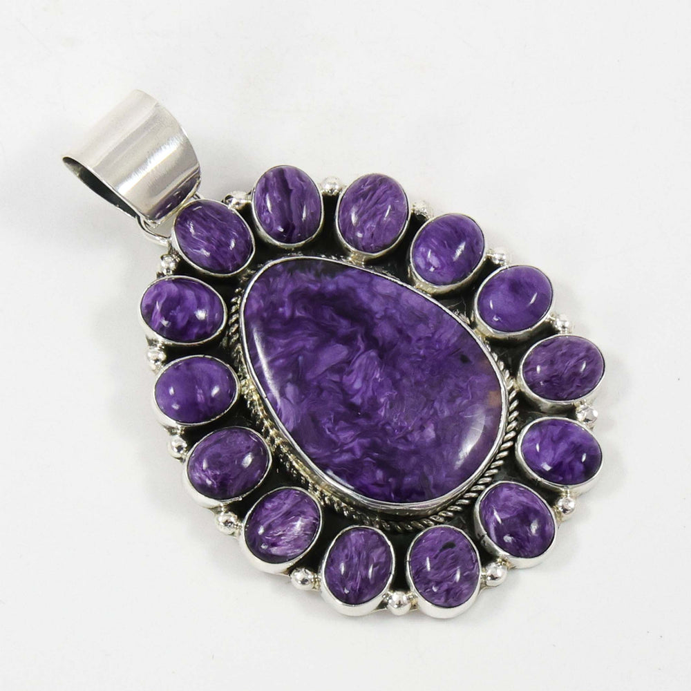 Charoite Pendant by Clarissa and Vernon Hale - Garland's