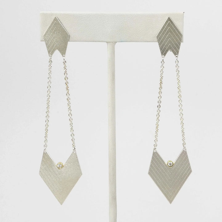Chevron Earrings by Maria Samora - Garland's