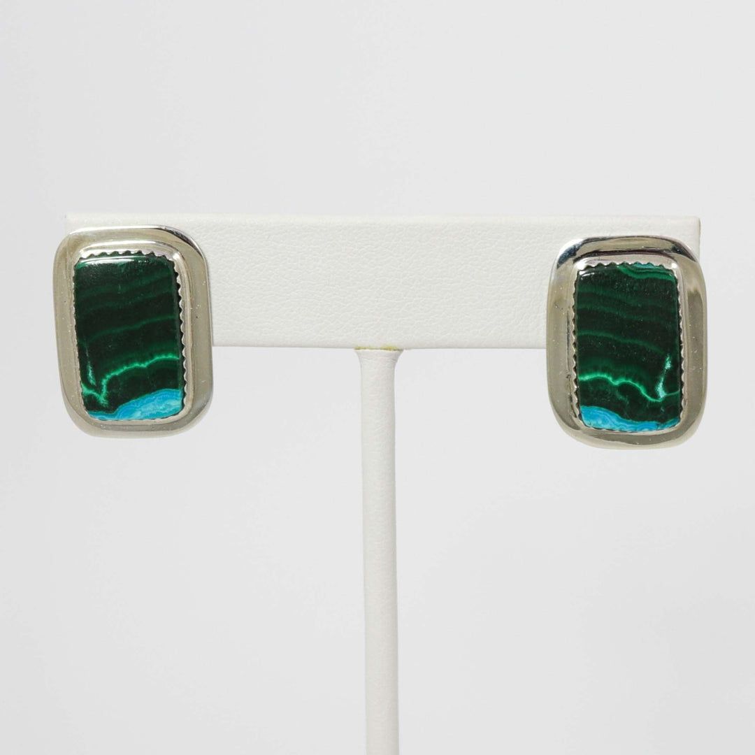 Chrysocolla Earrings by Marie Jackson - Garland's