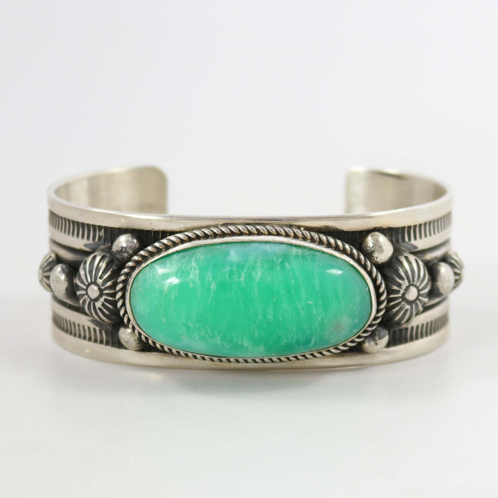 Chrysoprase Cuff by Bruce Eckhardt - Garland's