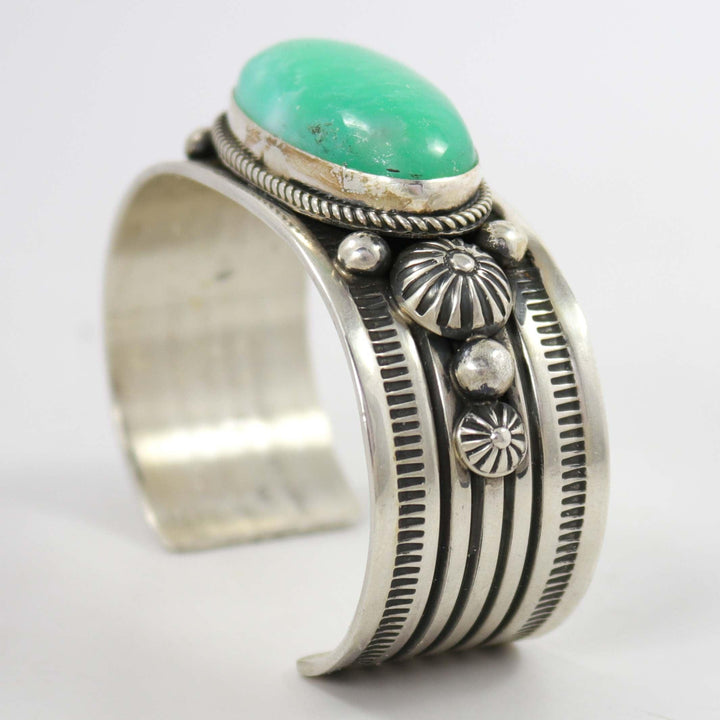 Chrysoprase Cuff by Bruce Eckhardt - Garland's