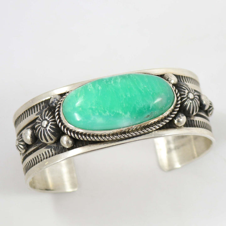 Chrysoprase Cuff by Bruce Eckhardt - Garland's