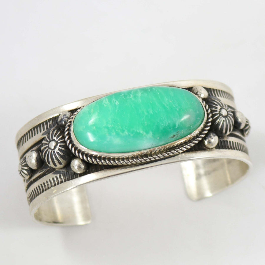 Chrysoprase Cuff by Bruce Eckhardt - Garland's