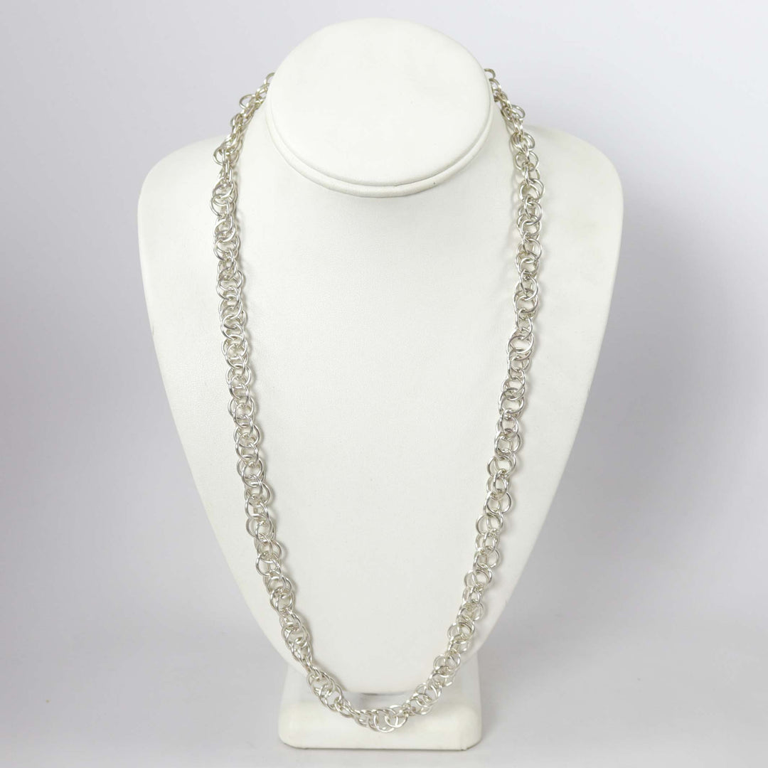 Circular Chain Necklace by Carlo Lonjose - Garland's
