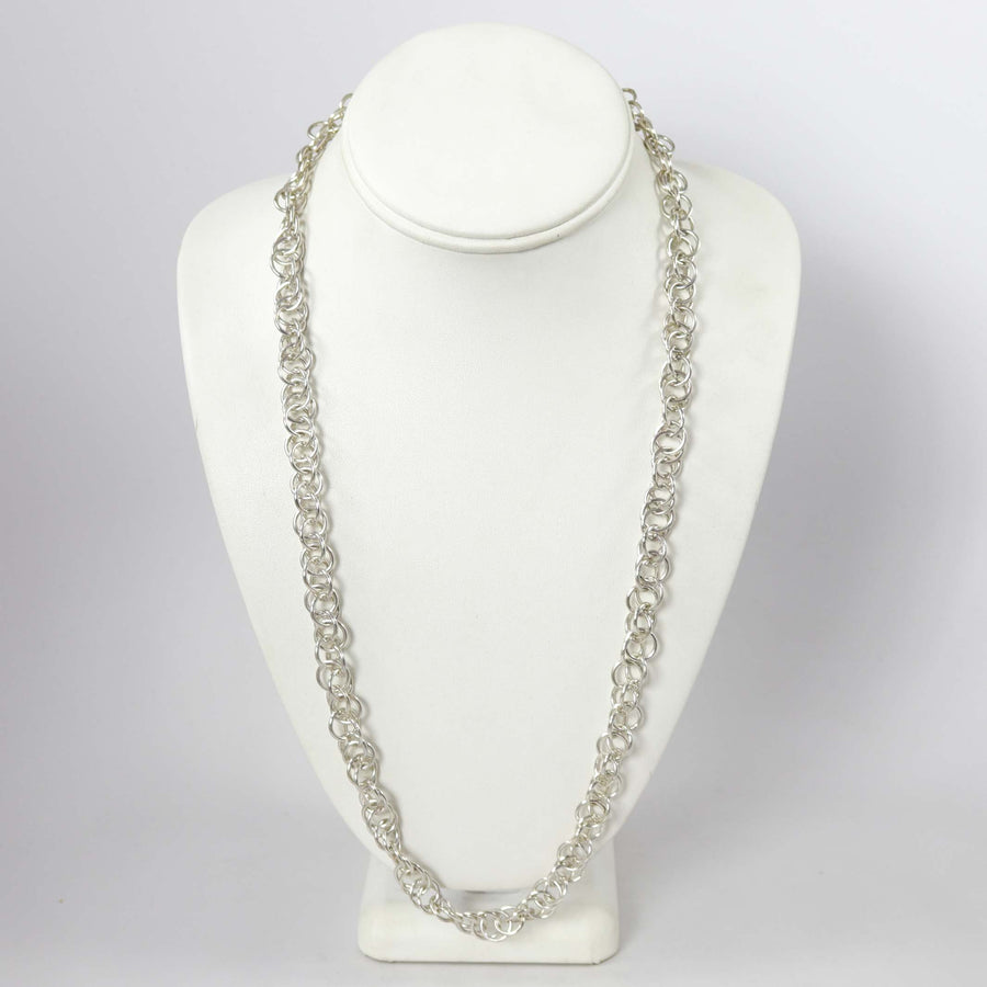 Circular Chain Necklace by Carlo Lonjose - Garland's