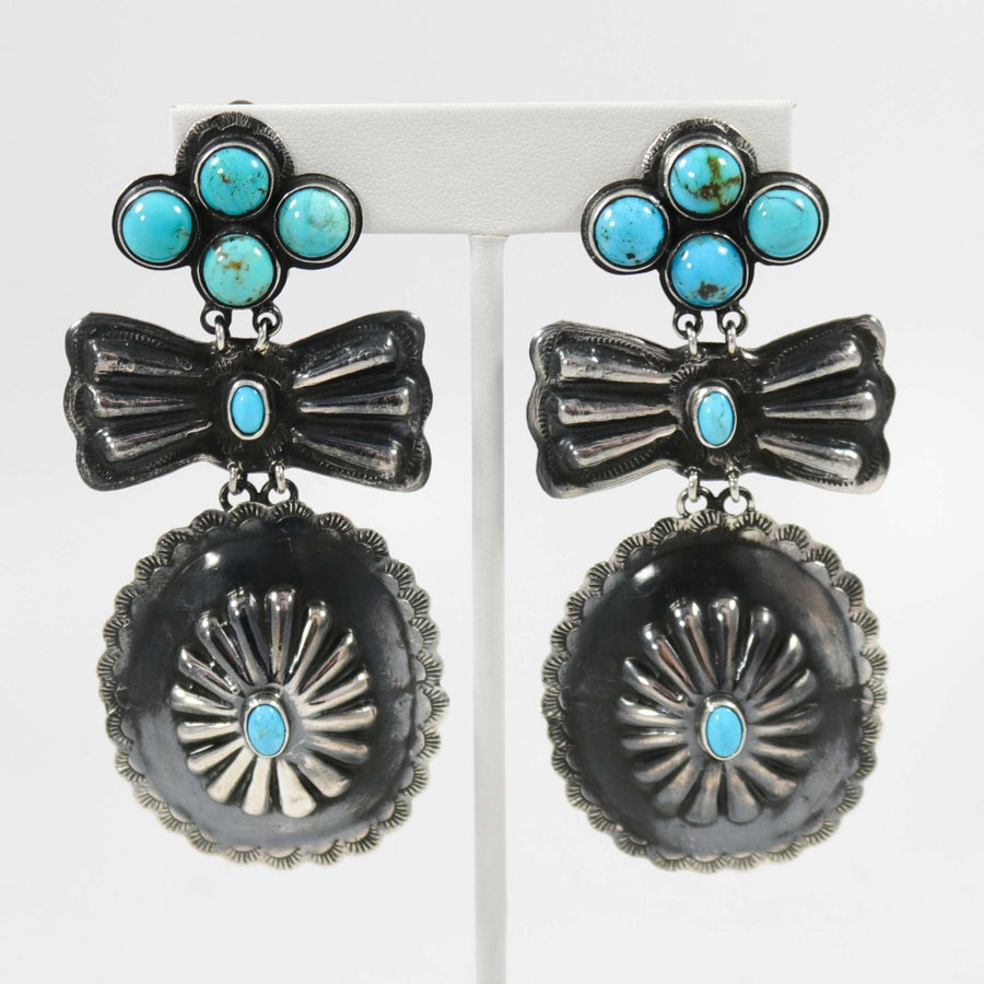 Clip Turquoise Earrings by Federico - Garland's