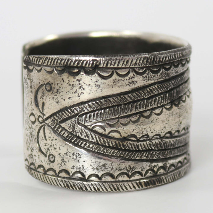 Coin Silver Cuff by Jock Favour - Garland's