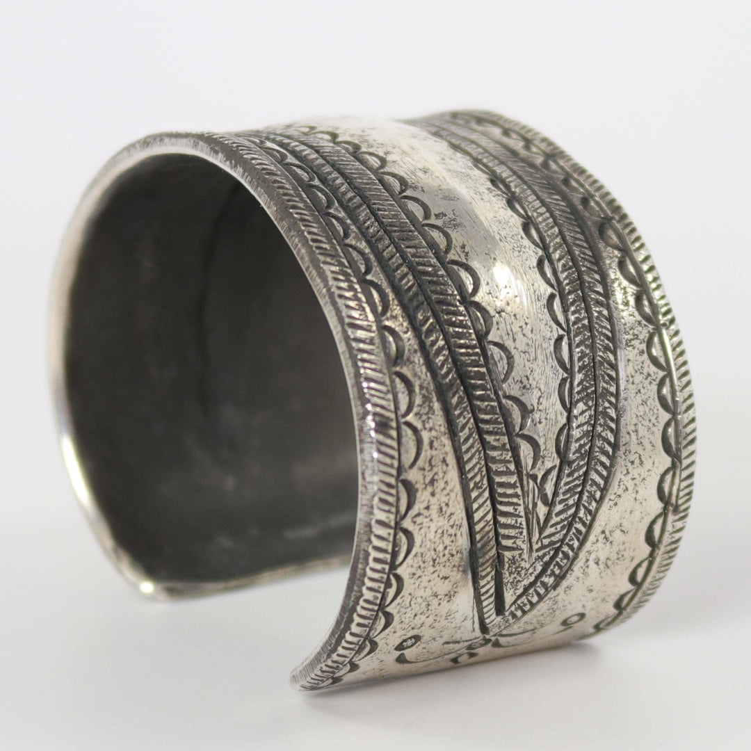 Coin Silver Cuff by Jock Favour - Garland's