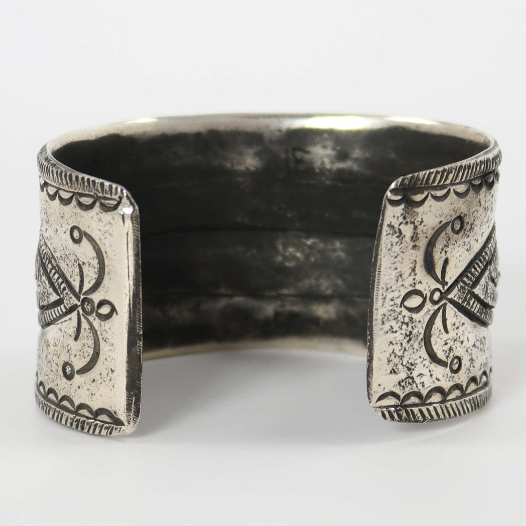 Coin Silver Cuff by Jock Favour - Garland's
