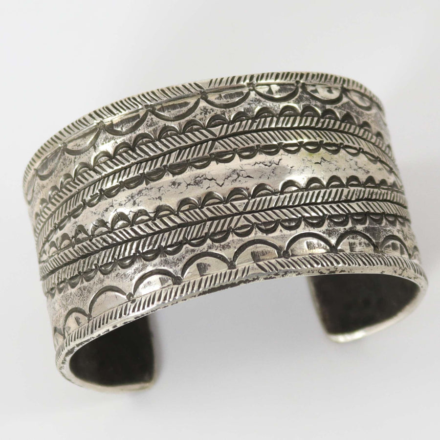 Coin Silver Cuff by Jock Favour - Garland's