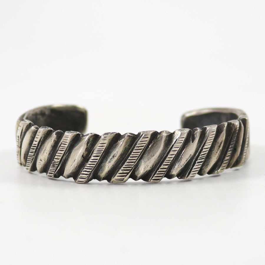 Coin Silver Cuff by Jock Favour - Garland's