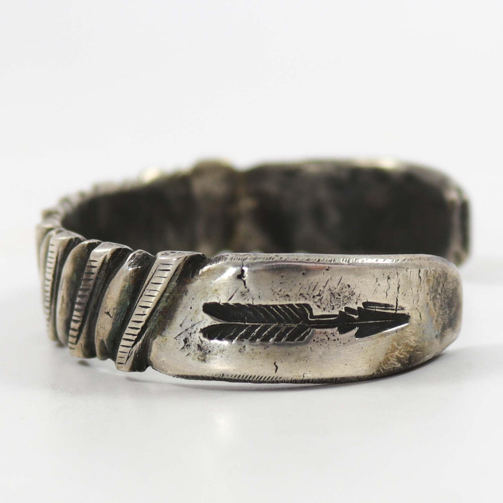 Coin Silver Cuff by Jock Favour - Garland's