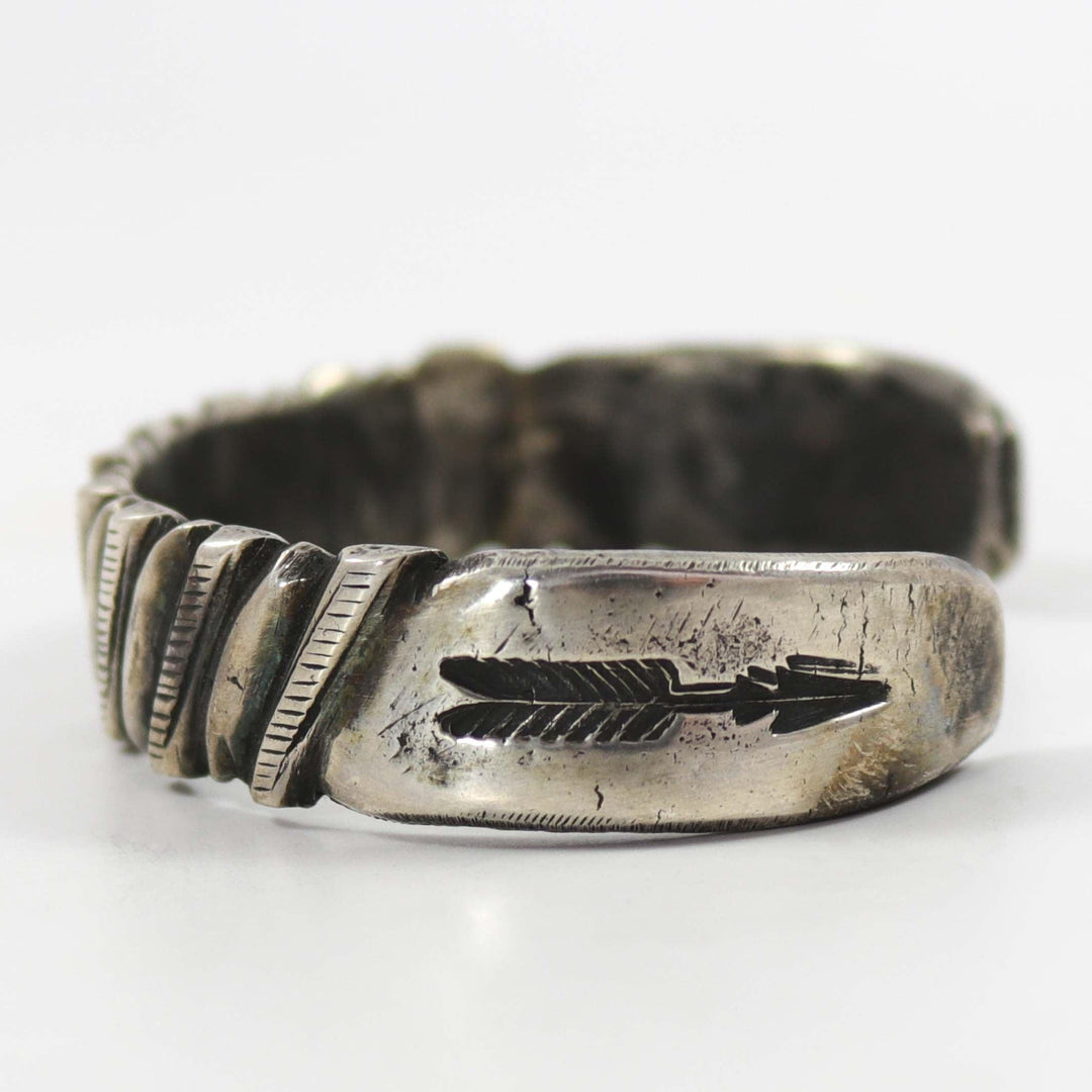 Coin Silver Cuff by Jock Favour - Garland's
