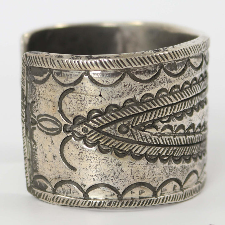 Coin Silver Cuff by Jock Favour - Garland's