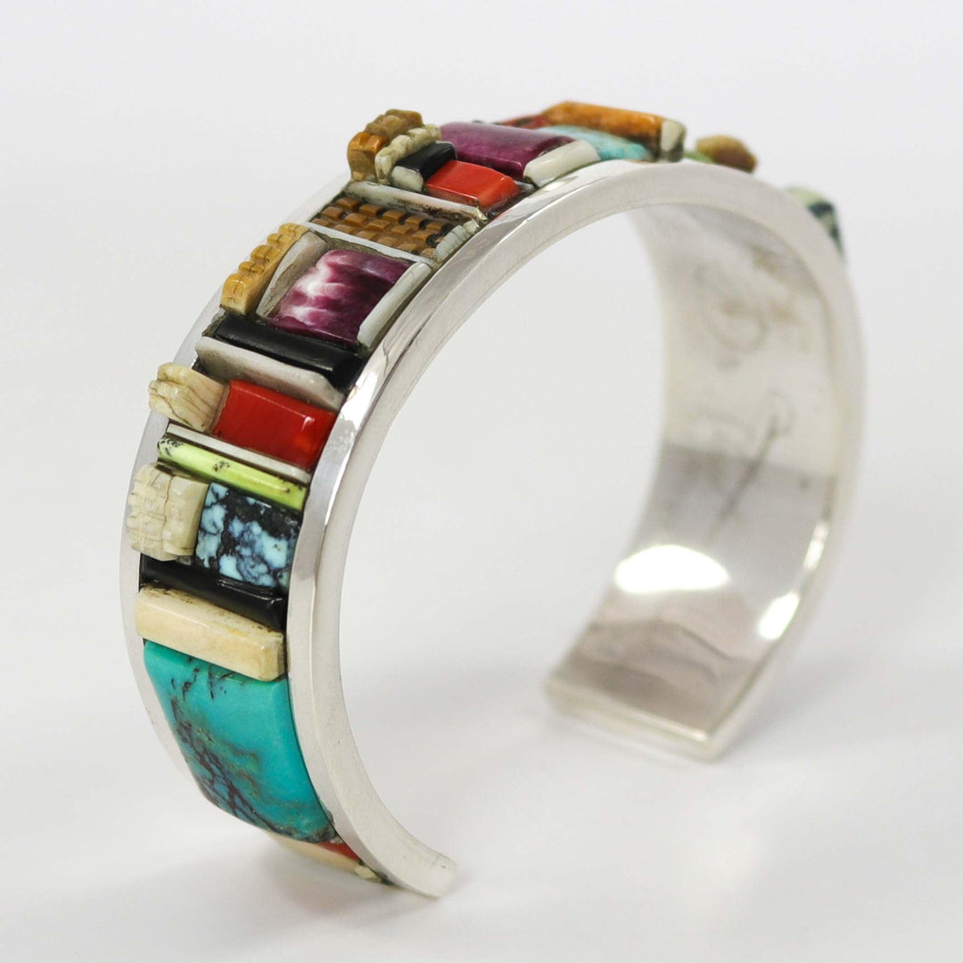 Colorful Inlay Cuff by Don Staats - Garland's